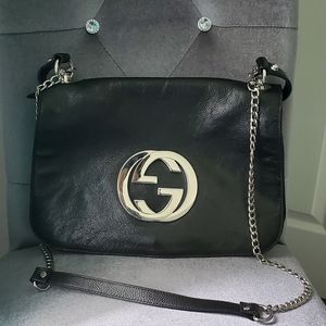 Authentic Black Large Gucci Blondie with Interlocking GG Logo - 3 Bags in one!
